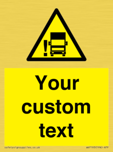 Custom warning blindspot